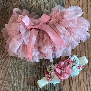 Infant Girl Tutu with Headband